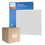 Mehrfachpackung 4x Philips LED Panel CoreLine RC132V 26W 3400lm - 830  | 60x60cm - UGR <22