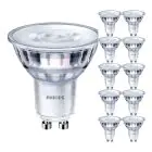 Mehrfachpackung 10x Philips Corepro LED Spot GU10 PAR16 4.9W 485lm 36D - 840 Kaltweiß | Ersatz für 65W