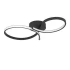 Eglo Deckenleuchte Serpins Stahl Schwarz 21W 2500lm - 830 