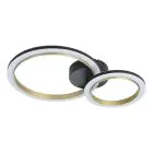 Eglo Deckenleuchte Calliera Stahl Schwarz, Kupfer 12W 1500lm - 830  | Dimmbar