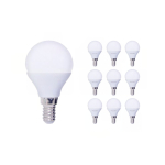 Mehrfachpackung 10x LED E14 Kugel Matt 2.5W 250lm - 827 | Ersatz für 25W