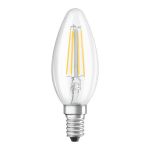 Osram Parathom Retrofit Classic LED E14 Bougie Filament Claire 4W 470lm - 865  | Remplacement 40W