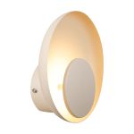Nordlux Marsi Applique Murale Métal et PMMA Beige 7W 160lm - 830  | 3 Niveaux De Gradation Dimmable