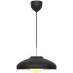 DFTP by Nordlux Latif Suspension Luminaire Métal et Verre Noir | 400mm - Convient pour E14