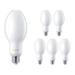 Lot 6x Philips TrueForce Core LED E27 HPL/SON Dépolie 18W 3000lm 300D - 830  | Remplacement 80W