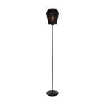 Eglo Lampadaires Salon Persley Échantillon Noir Papier | IP20 - Convient pour 1x E27 