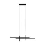 Eglo Suspension Luminaire Trepilia Aluminium Échantillon Noir 20W 2500lm - 830 Blanc Chaud | IP20