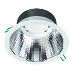 Philips Spot encastrable LED Coreline DN142B Aluminium Blanc 19.2W 2300lm 60D - 840  | Diamètre 200mm - IP54 - UGR<19