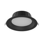 Spot Encastrable LED Moyen Encastré Noir 15W 1500lm 80D - 827-830-840 CCT | 176mm - Diamètre 150mm