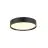 SLV Decona 30 Plafonnier Aluminium Noir Ronde 17W 1710lm - 930-940 CCT | IP44 - Meilleur Rendu De Couleur - Dimmable 