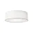 D'Lite Plafonnier Lunelle 30cm Textile Blanc | Convient pour 2x E27 