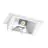 Spot Encastrable LED Wallwasher Wally Maxi Gris 46W 6050lm 70x75D - 830 Blanc Chaud - 238x145mm