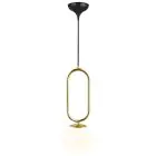 DFTP by Nordlux Shapes 27 Suspension Luminaire Verre et Métal Laiton | Convient pour E27