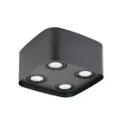 Eglo Plafond Spot Arenzano Échantillon Noir 18.8W 1380lm - 830  | Dimmable - Convient pour GU10