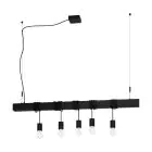 Eglo Suspension Luminaire Townshend-B Échantillon Noir | IP20 - Convient pour 5x E27 
